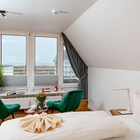 Penthouse Mit Meerblick Westerland Bagian luar foto