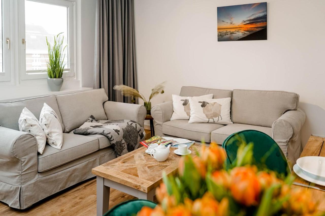 Penthouse Mit Meerblick Westerland Bagian luar foto
