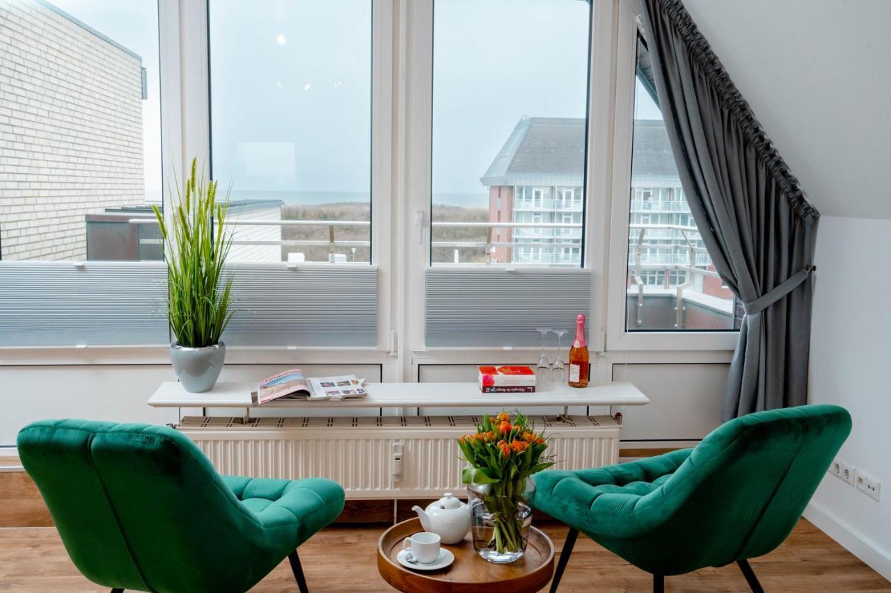 Penthouse Mit Meerblick Westerland Bagian luar foto