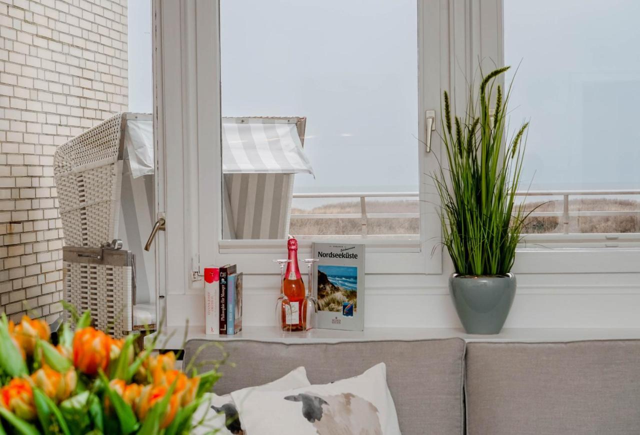 Penthouse Mit Meerblick Westerland Bagian luar foto