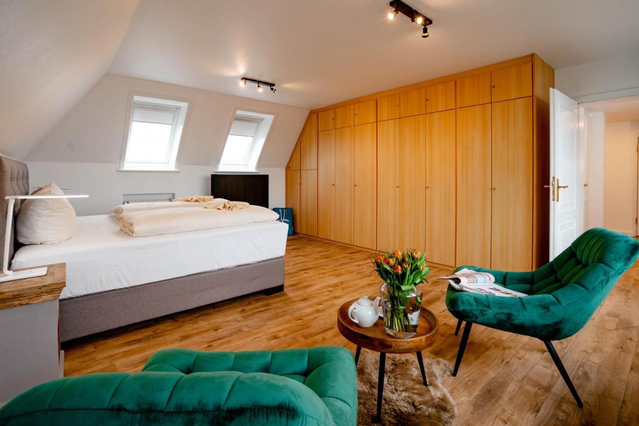 Penthouse Mit Meerblick Westerland Bagian luar foto