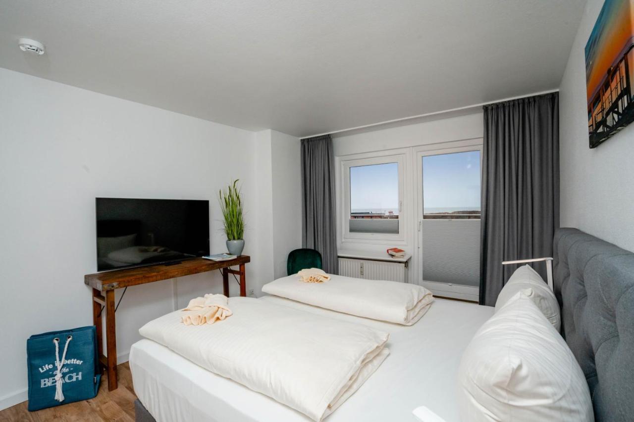 Penthouse Mit Meerblick Westerland Bagian luar foto