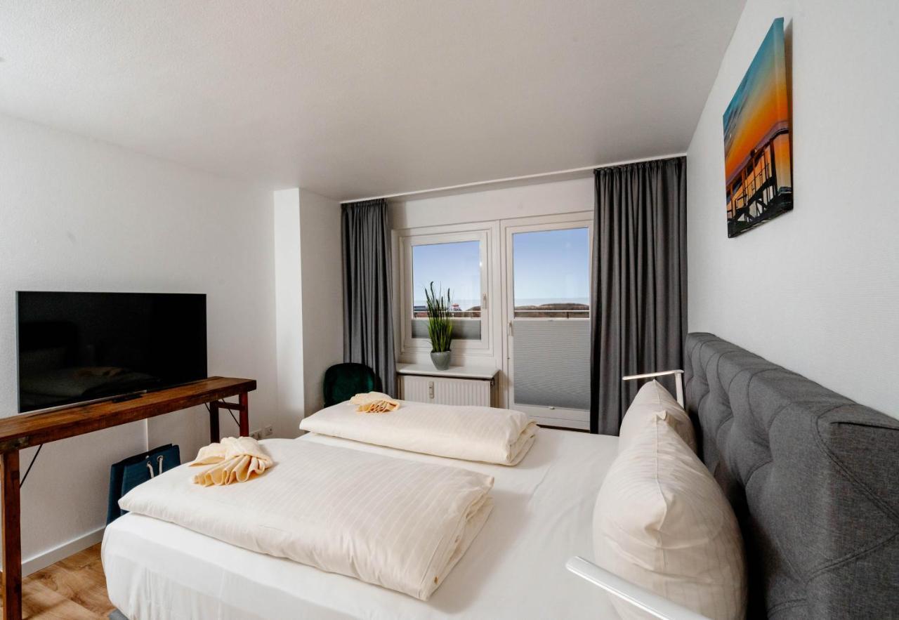 Penthouse Mit Meerblick Westerland Bagian luar foto