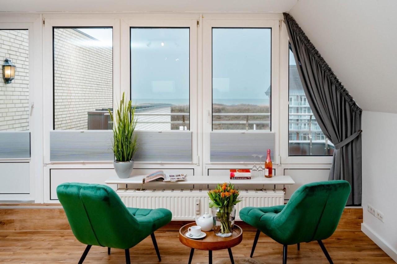 Penthouse Mit Meerblick Westerland Bagian luar foto